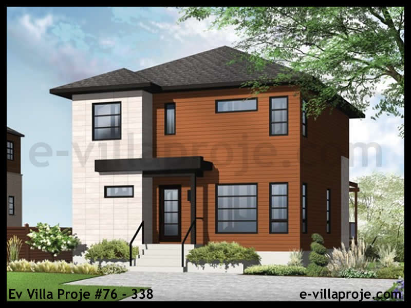 Model 76-338 — 152 m², 2 storeys - 76-338