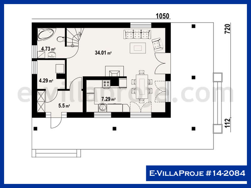 Model 14-2084 — 152 m², 2 storeys thumbnail 2