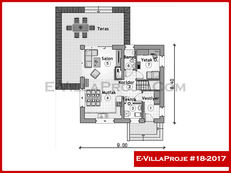Model 18-2017 — 152 m², 2 storeys thumbnail 2