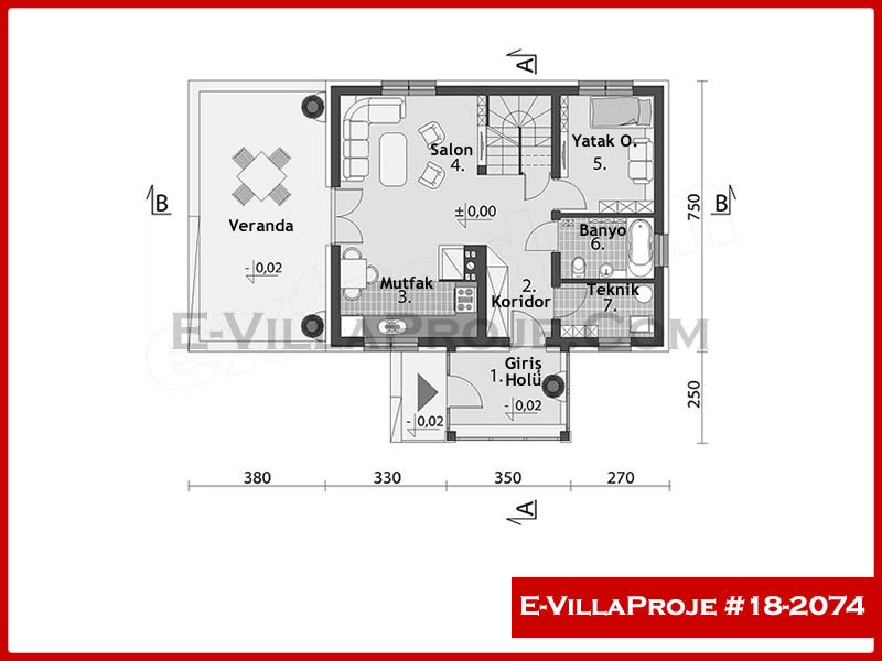 Model 18-2074 — 152 m², 2 storeys thumbnail 2
