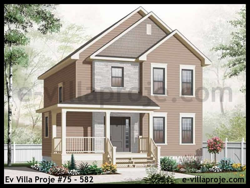 Model 75-582 — 152 m², 2 storeys - 75-582