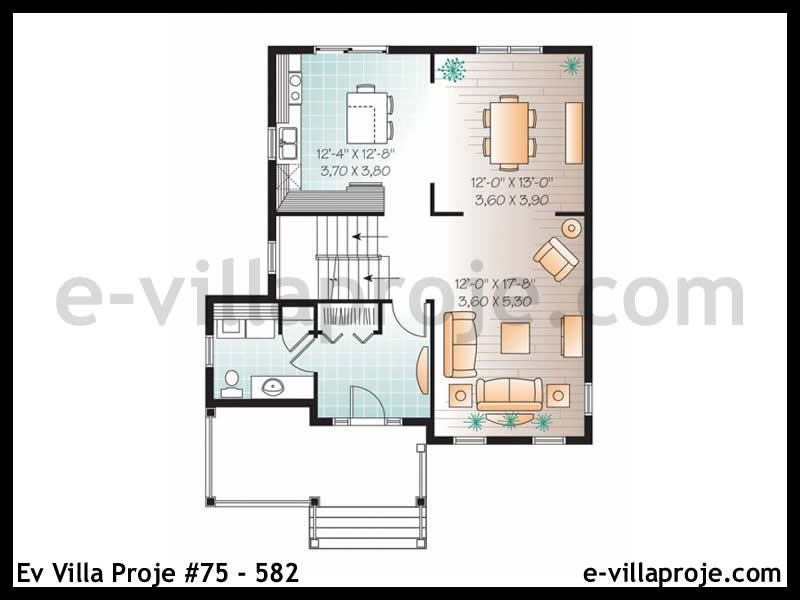 Model 75-582 — 152 m², 2 storeys thumbnail 2