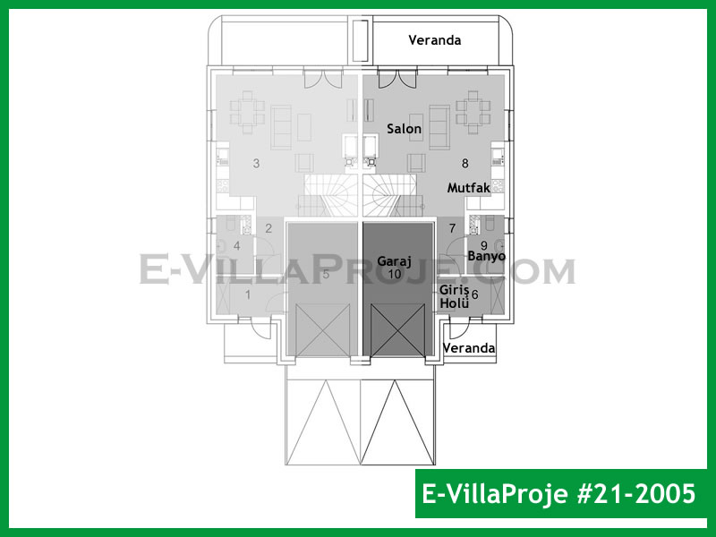 Model 21-2005 — 153 m², 2 storeys thumbnail 2