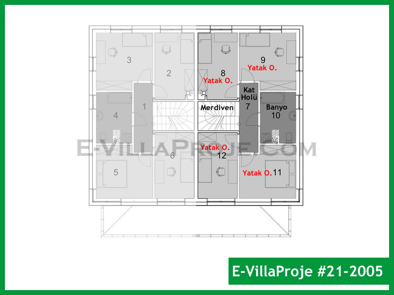 Model 21-2005 — 153 m², 2 storeys thumbnail 3
