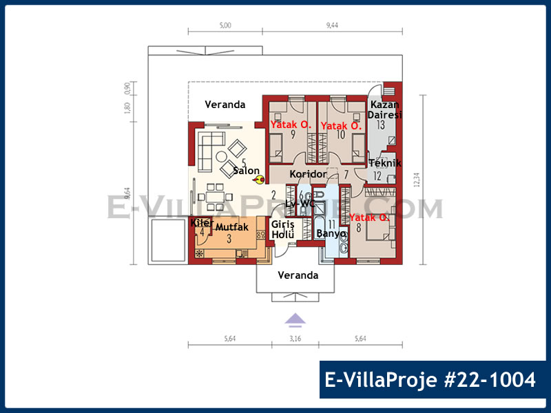 Model 22-1004 — 153 m², 1 storey thumbnail 2
