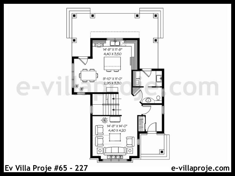 Model 65-227 — 154 m², 2 storeys thumbnail 2