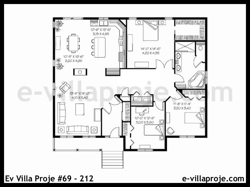 Model 69-212 — 154 m², 1 storey thumbnail 2