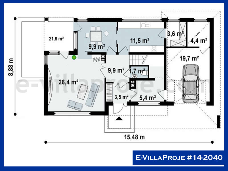 Model 14-2040 — 156 m², 2 storeys thumbnail 2