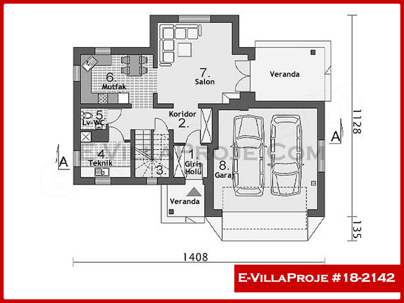 Model 18-2142 — 156 m², 2 storeys thumbnail 2