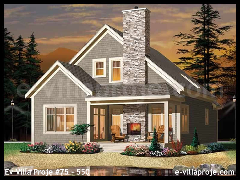 Model 75-550 — 157 m², 2 storeys - 75-550