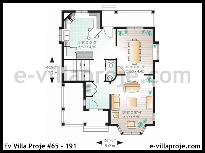 Model 65-191 — 157 m², 2 storeys thumbnail 2