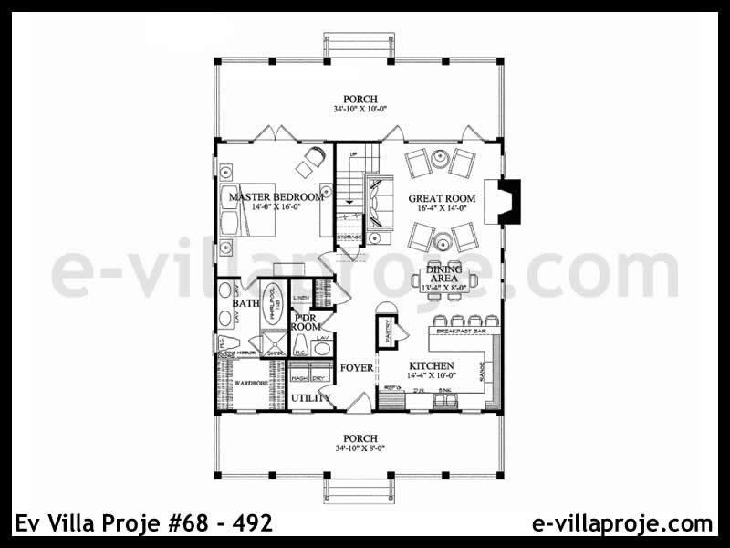 Modell 68-492 — 157 m², 2 Geschosse thumbnail 2