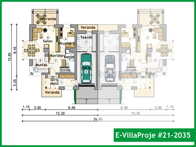 Model 21-2035 — 158 m², 2 storeys thumbnail 2