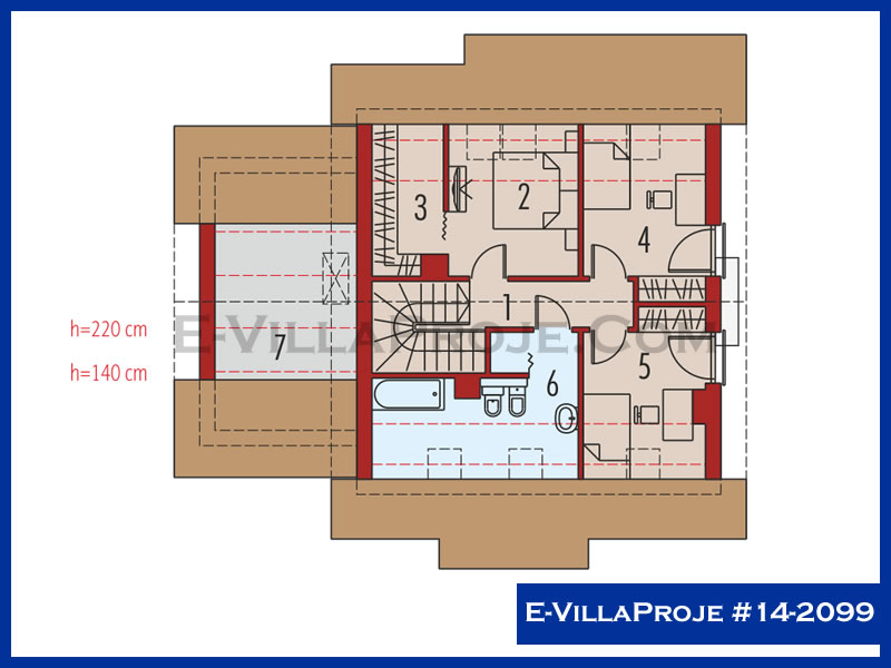 Model 14-2099 — 158 m², 2 storeys thumbnail 3