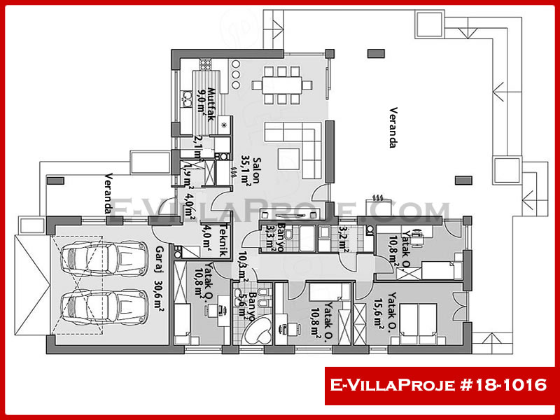 Model 18-1016 — 158 m², 1 storey thumbnail 2