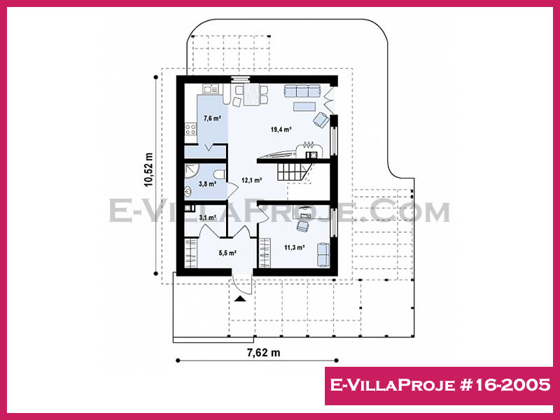 Model 16-2005 — 160 m², 2 storeys thumbnail 2