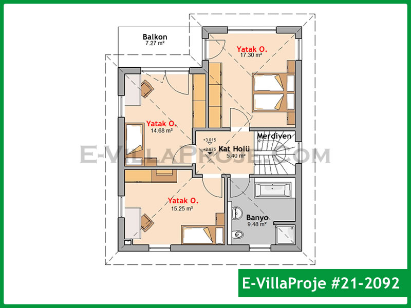 Model 21-2092 — 160 m², 2 storeys thumbnail 3