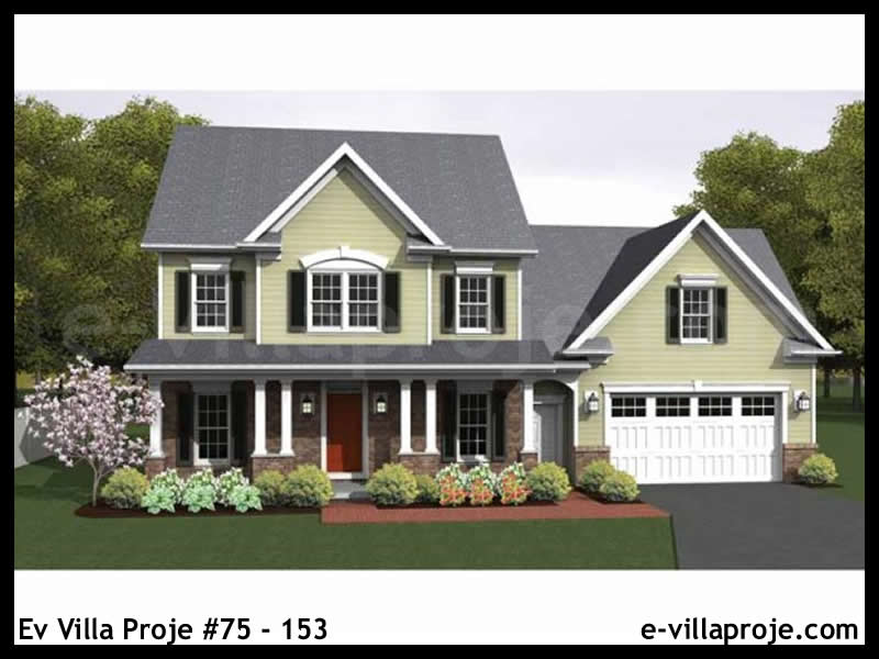 Model 75-153 — 160 m², 2 storeys - 75-153