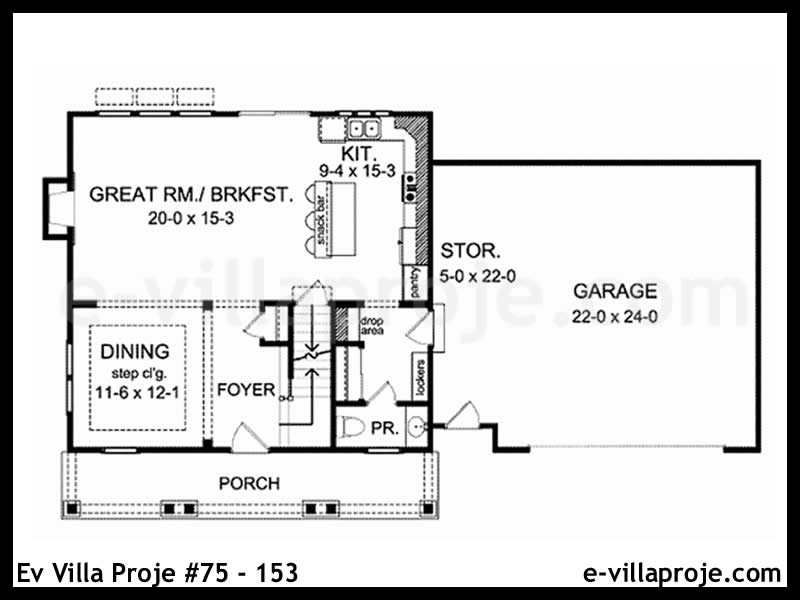 Model 75-153 — 160 m², 2 storeys thumbnail 2
