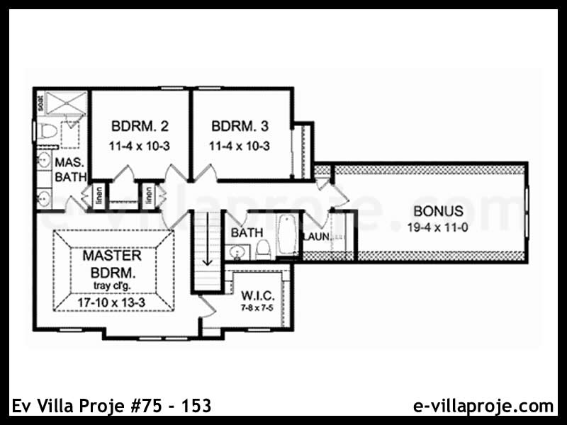 Model 75-153 — 160 m², 2 storeys thumbnail 3