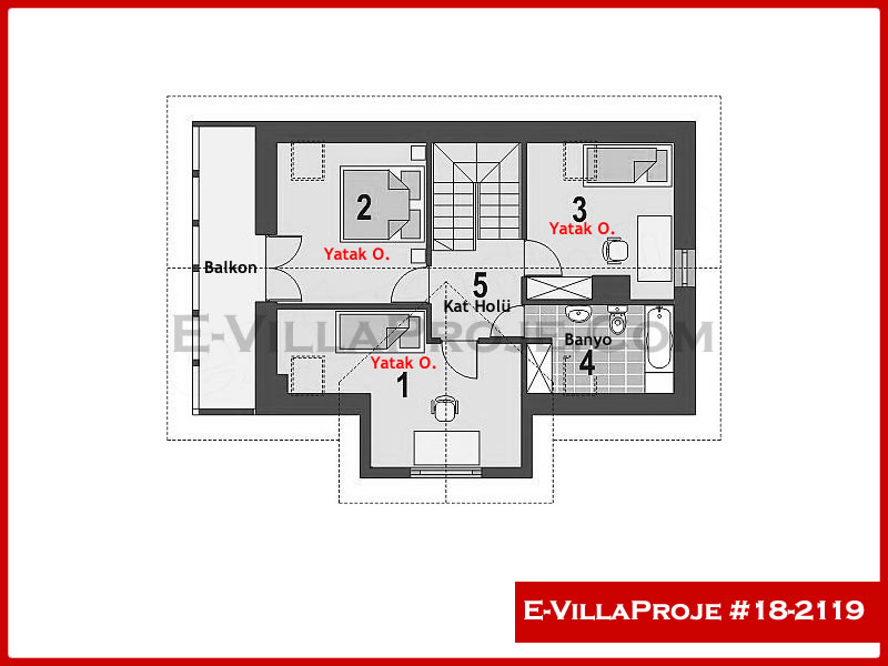 Model 18-2119 — 160 m², 2 storeys thumbnail 3