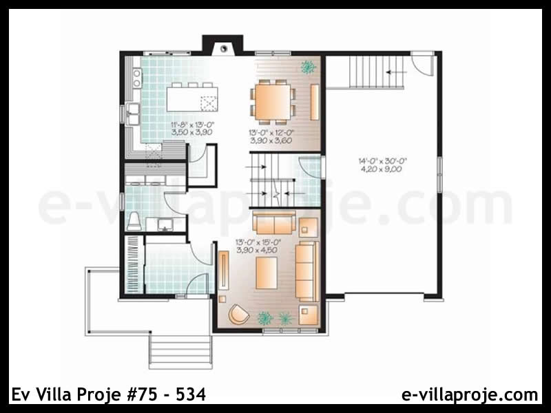 Model 75-534 — 160 m², 2 storeys thumbnail 2