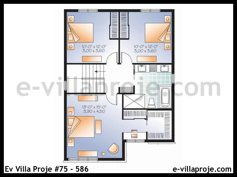 Model 75-586 — 160 m², 2 storeys thumbnail 3