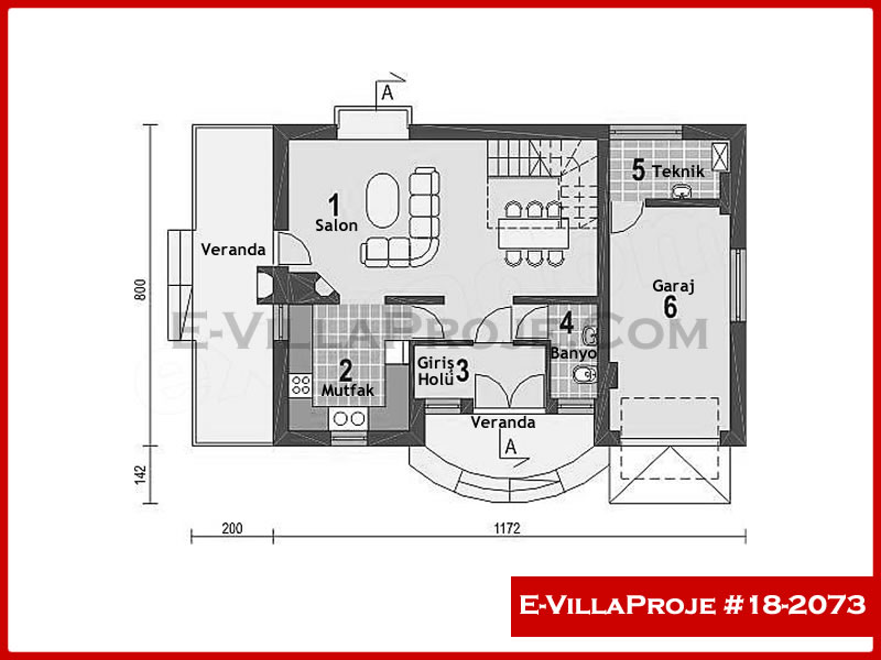 Model 18-2073 — 160 m², 2 storeys thumbnail 2