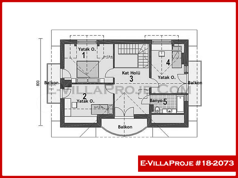 Model 18-2073 — 160 m², 2 storeys thumbnail 3