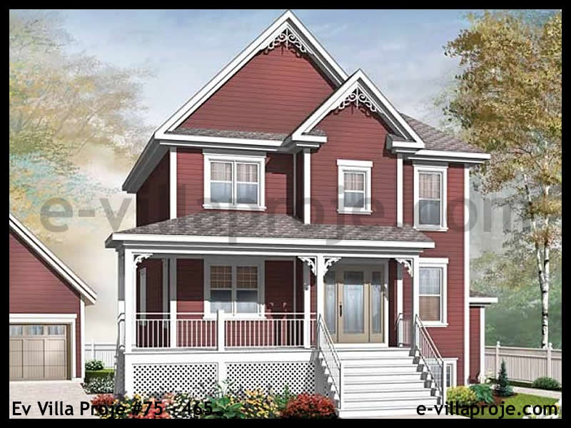 Model 75-465 — 160 m², 2 storeys - 75-465