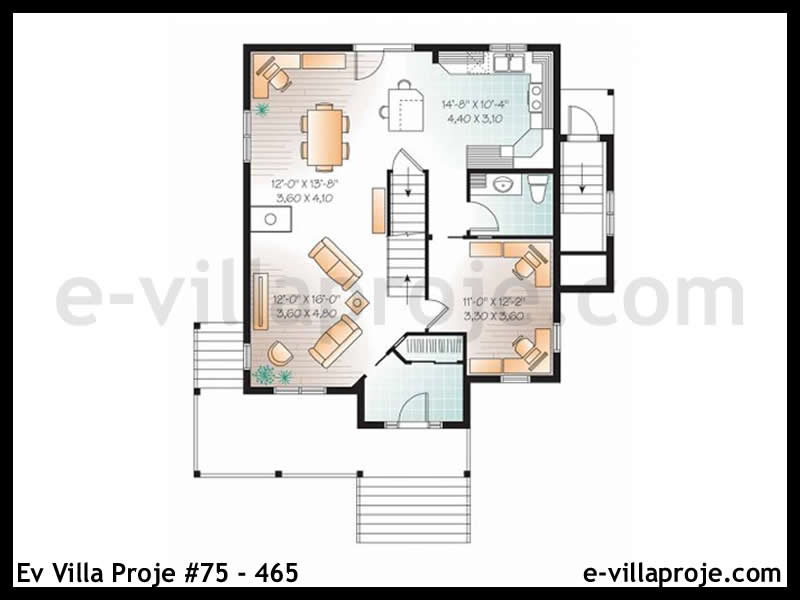 Model 75-465 — 160 m², 2 storeys thumbnail 2