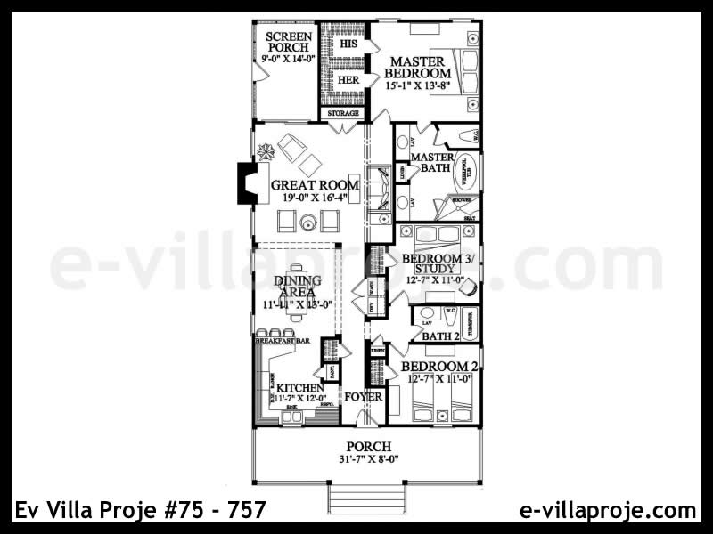 Model 75-757 — 160 m², 1 storey thumbnail 2