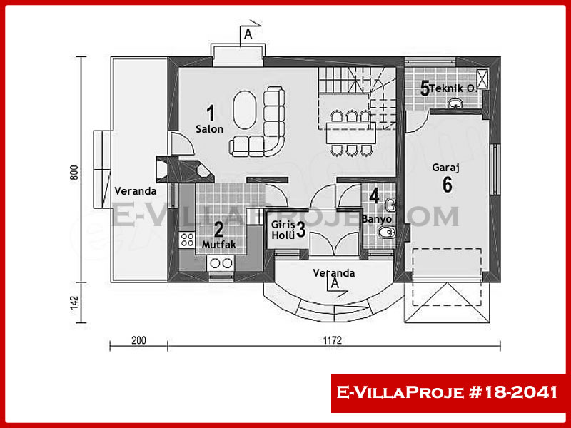 Model 18-2041 — 161 m², 2 storeys thumbnail 2