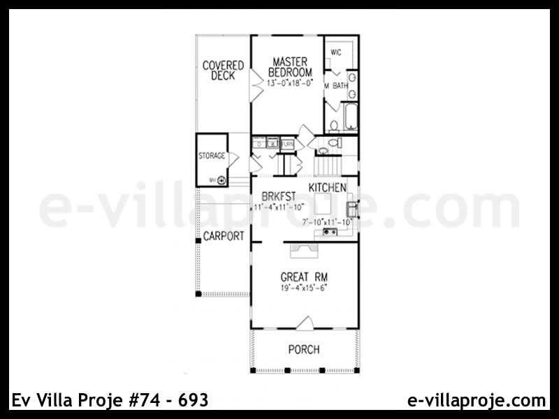 Model 74-693 — 161 m², 2 storeys thumbnail 2