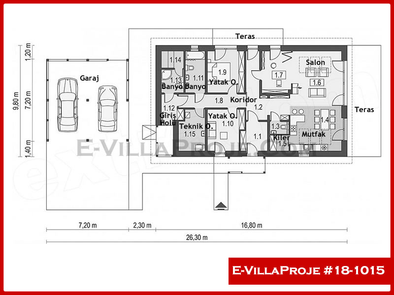 Model 18-1015 — 161 m², 1 storey thumbnail 2