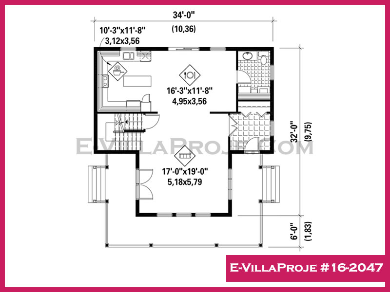 Model 16-2047 — 162 m², 2 storeys thumbnail 2