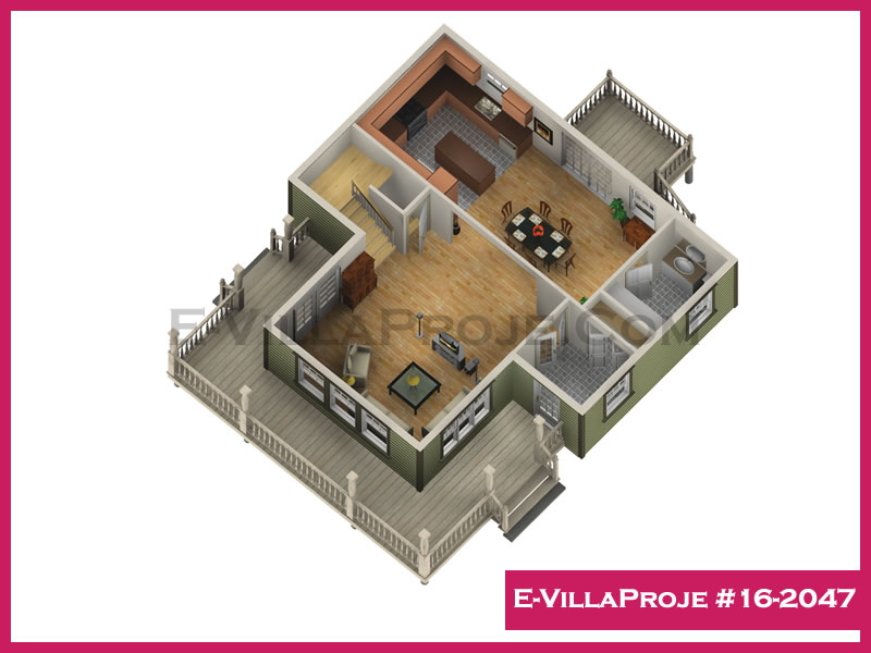 Model 16-2047 — 162 m², 2 storeys thumbnail 4