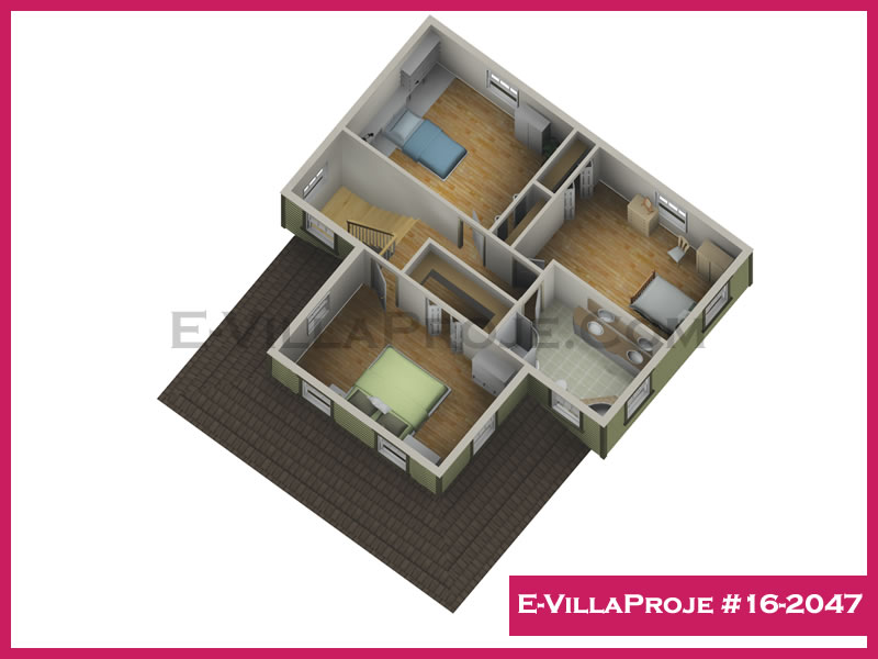 Model 16-2047 — 162 m², 2 storeys thumbnail 5