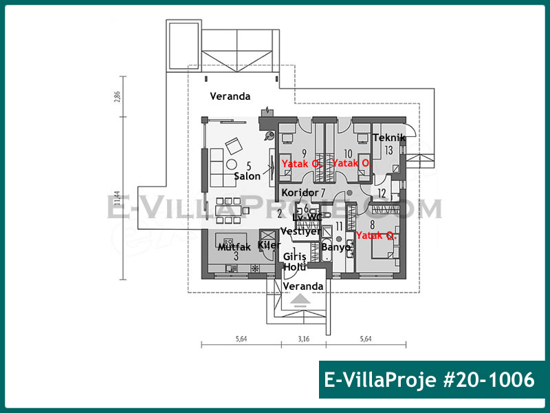 Model 20-1006 — 162 m², 1 storey thumbnail 2