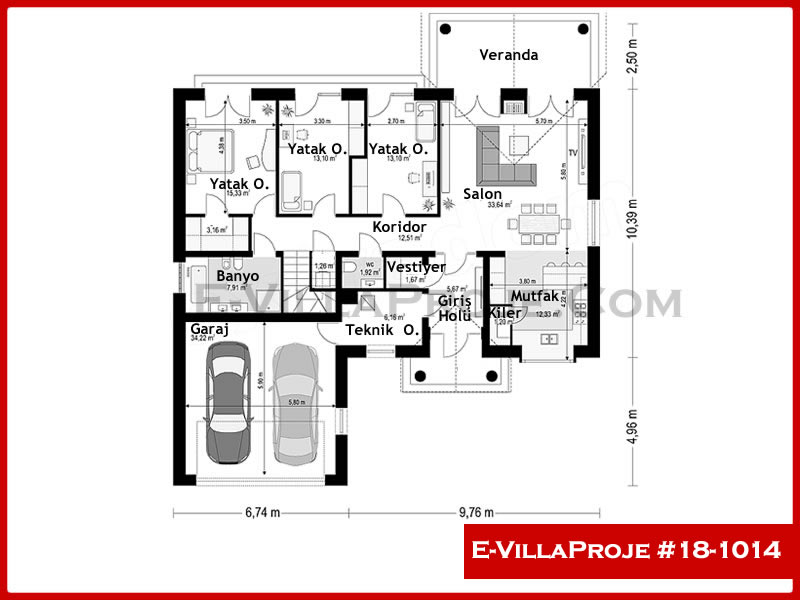 Model 18-1014 — 163 m², 1 storey thumbnail 2