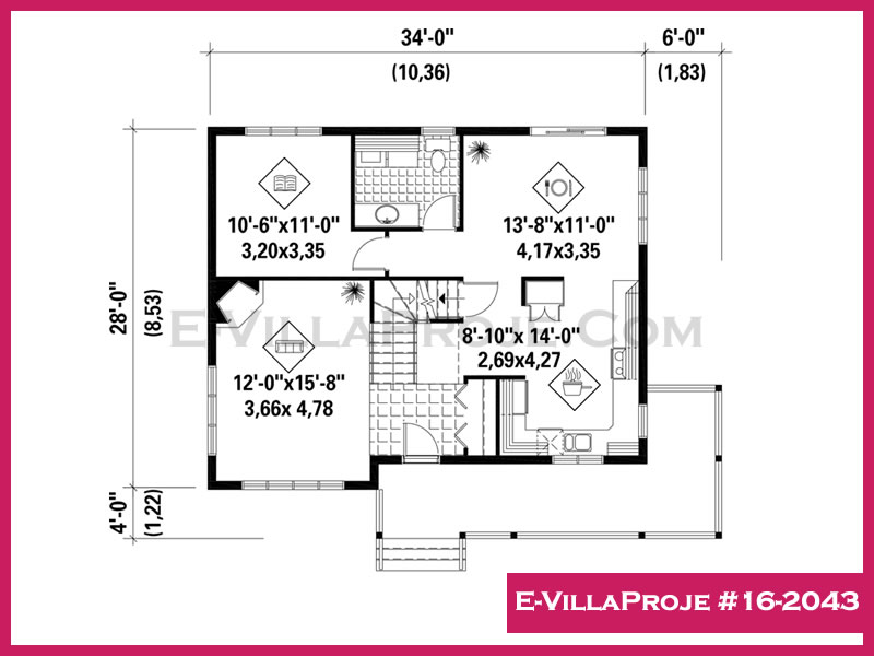 Model 16-2043 — 164 m², 2 storeys thumbnail 2