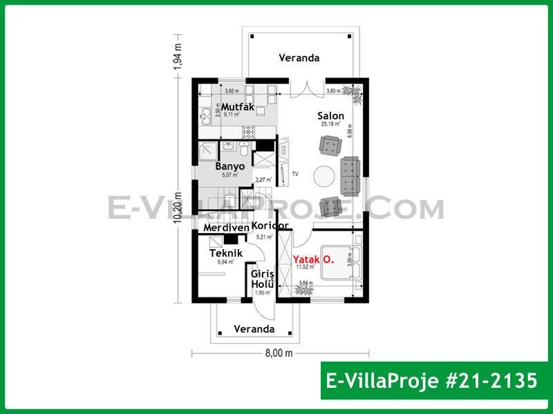 Model 21-2135 — 164 m², 2 storeys thumbnail 2