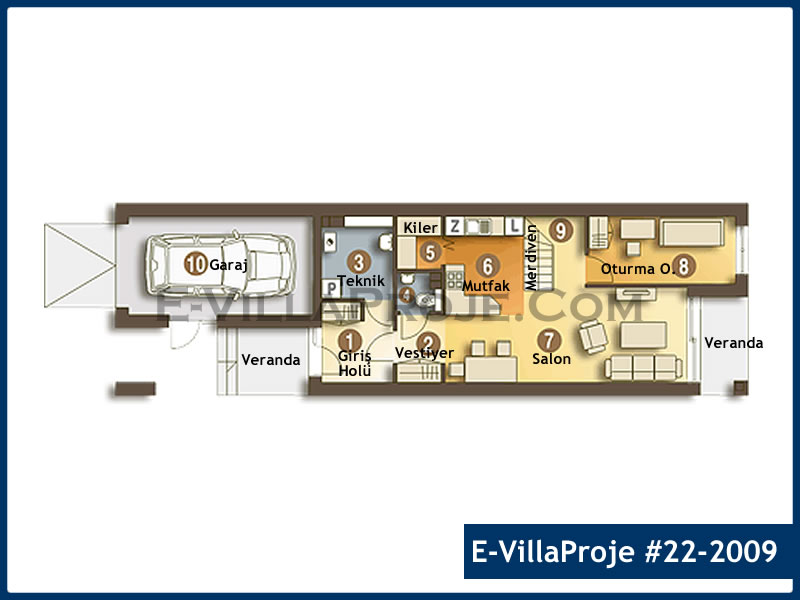 Model 22-2009 — 164 m², 2 storeys thumbnail 2