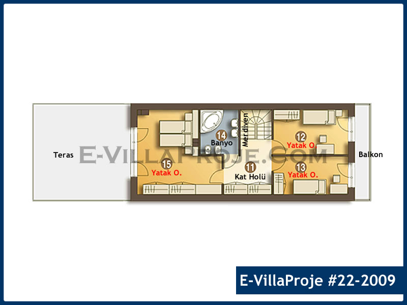 Model 22-2009 — 164 m², 2 storeys thumbnail 3