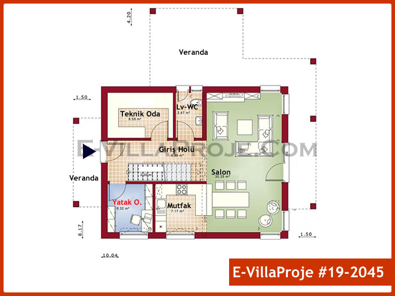 Model 19-2045 — 164 m², 2 storeys thumbnail 2