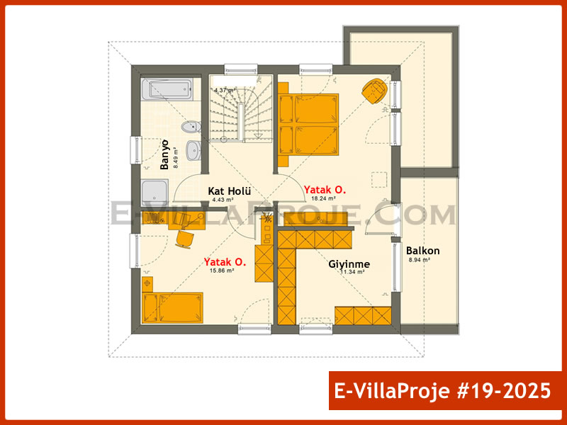 Model 19-2025 — 164 m², 2 storeys thumbnail 3
