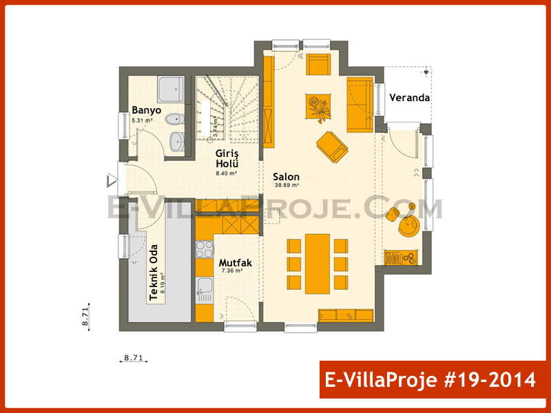 Model 19-2014 — 165 m², 2 storeys thumbnail 2