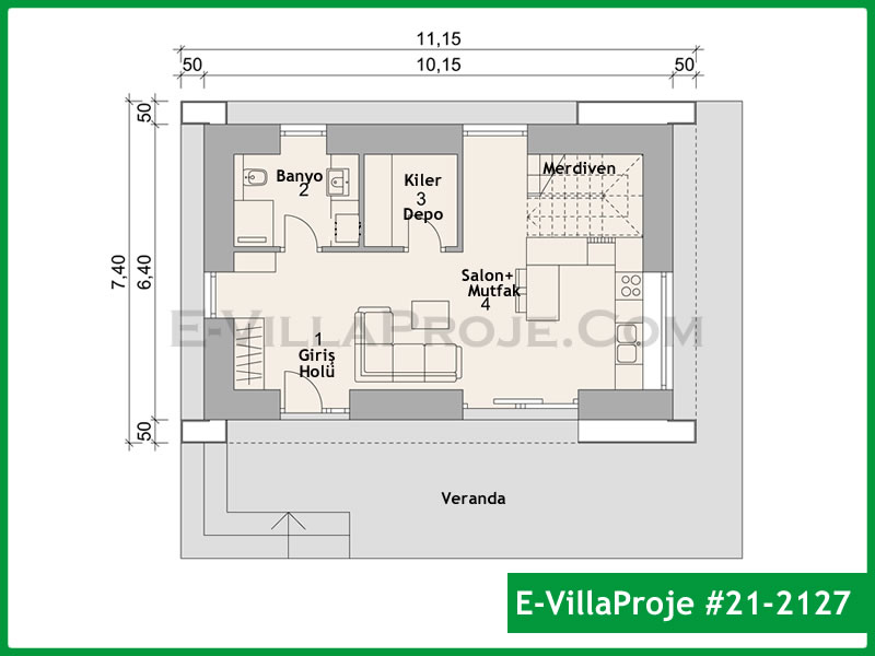 Model 21-2127 — 165 m², 2 storeys thumbnail 2