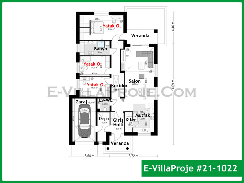 Model 21-1022 — 165 m², 1 storey thumbnail 2