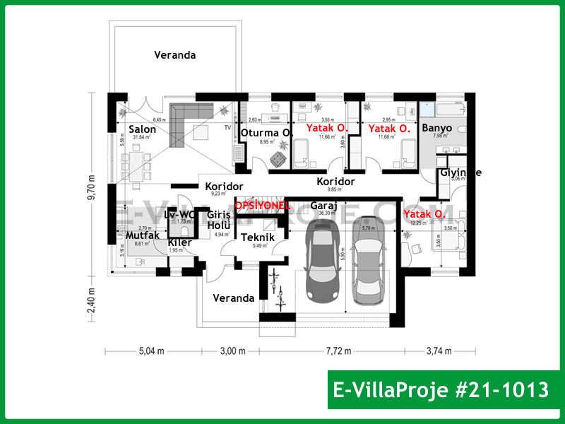 Model 21-1013 — 165 m², 1 storey thumbnail 2